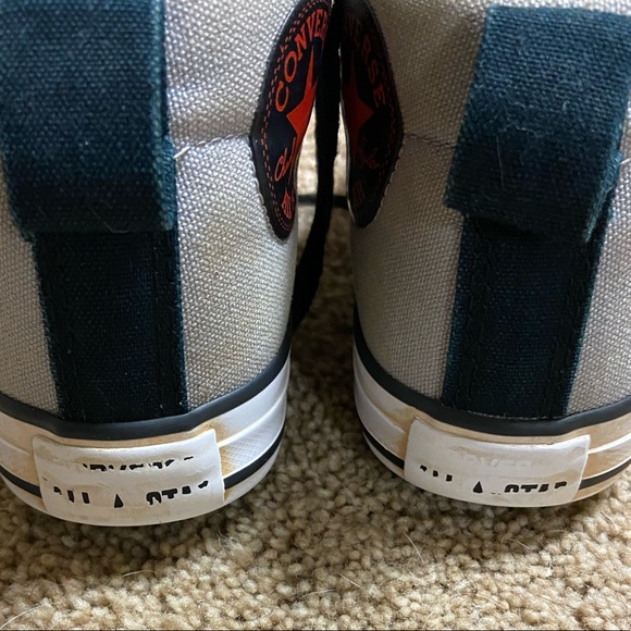 Old school converse, Red and gray, Junior size 2 - Picture 5 of 8